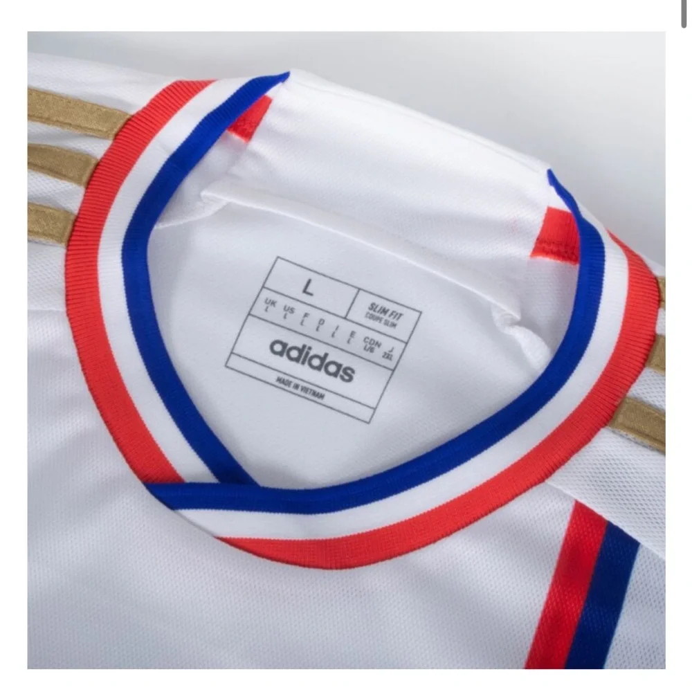 Adidas Olympique Lyon Home Jersey‎ 2023-2024 Large White New With Tags